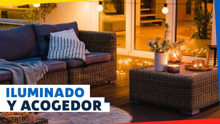 Ilumina tus balcones y terrazas: Luces para disfrutar en la oscuridad